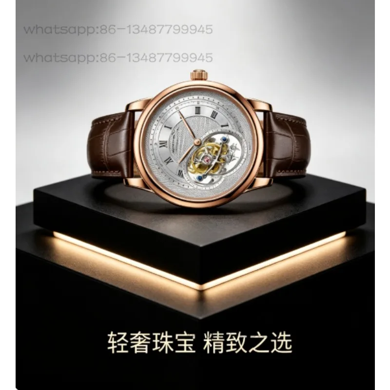 Original and Genuine Men's Watch Men's Mechanical Watch Hollow Tourbillon Waterproof Casual Men's Watch