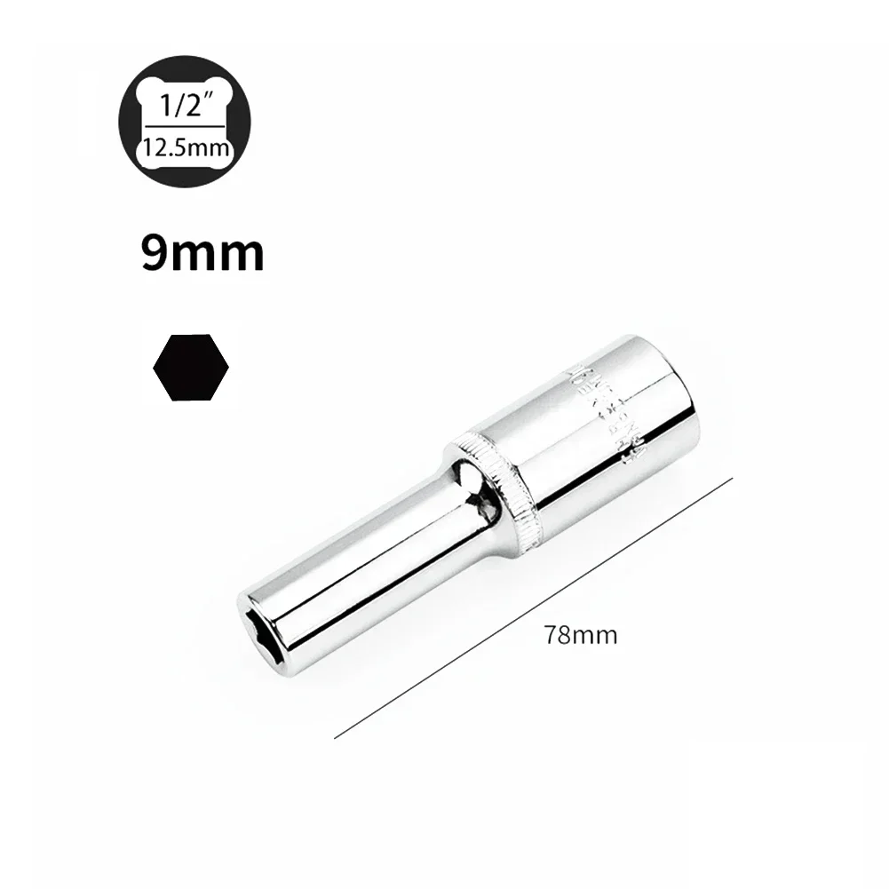 Dosah z hlubokým sockets 8mm 9mm 10mm 11mm 12mm 13mm 14mm 15mm 16 mm 17mm 18mm 19mm 20mm 21mm 22mm 23mm 24mm 27mm 30mm 32mm