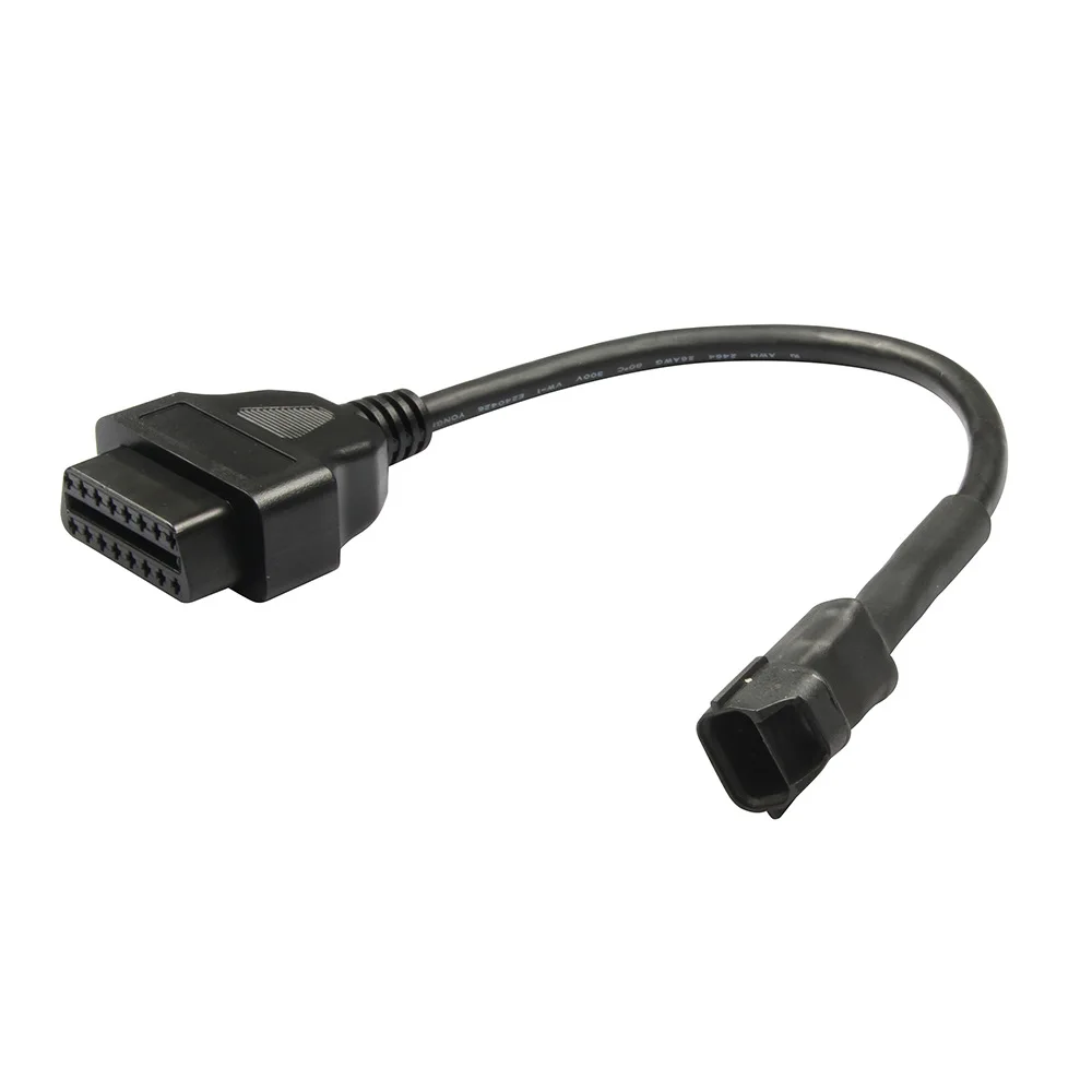 For KYMCO 3 PIN Motorcycle Cable OBD OBD2 Diagnostic Cable OBDII 16pin To 3 Pin for KYMCO Motorbike Convertor Connector Adapter