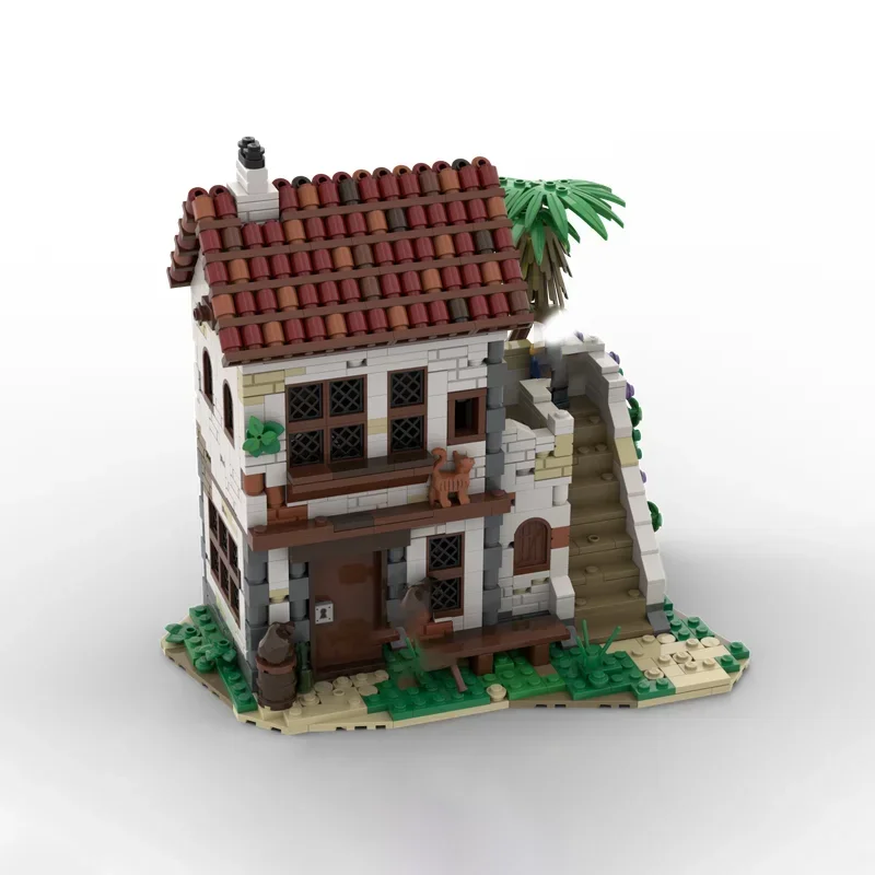 Moc Building Bricks Pirates Tavern Pirates Series #2 ​​​​​​​Model Technology Modular Blocks Gifts Christmas Toy DIY Set Assembly