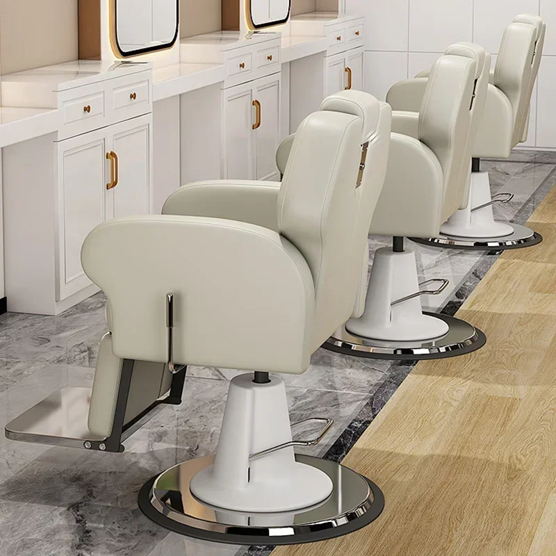 Salon Recliner Barber Chair Aesthetic Office Hair Wash Recliner Chair Swivel Beauty Fauteuil Coiffeur Barbershop Furniture