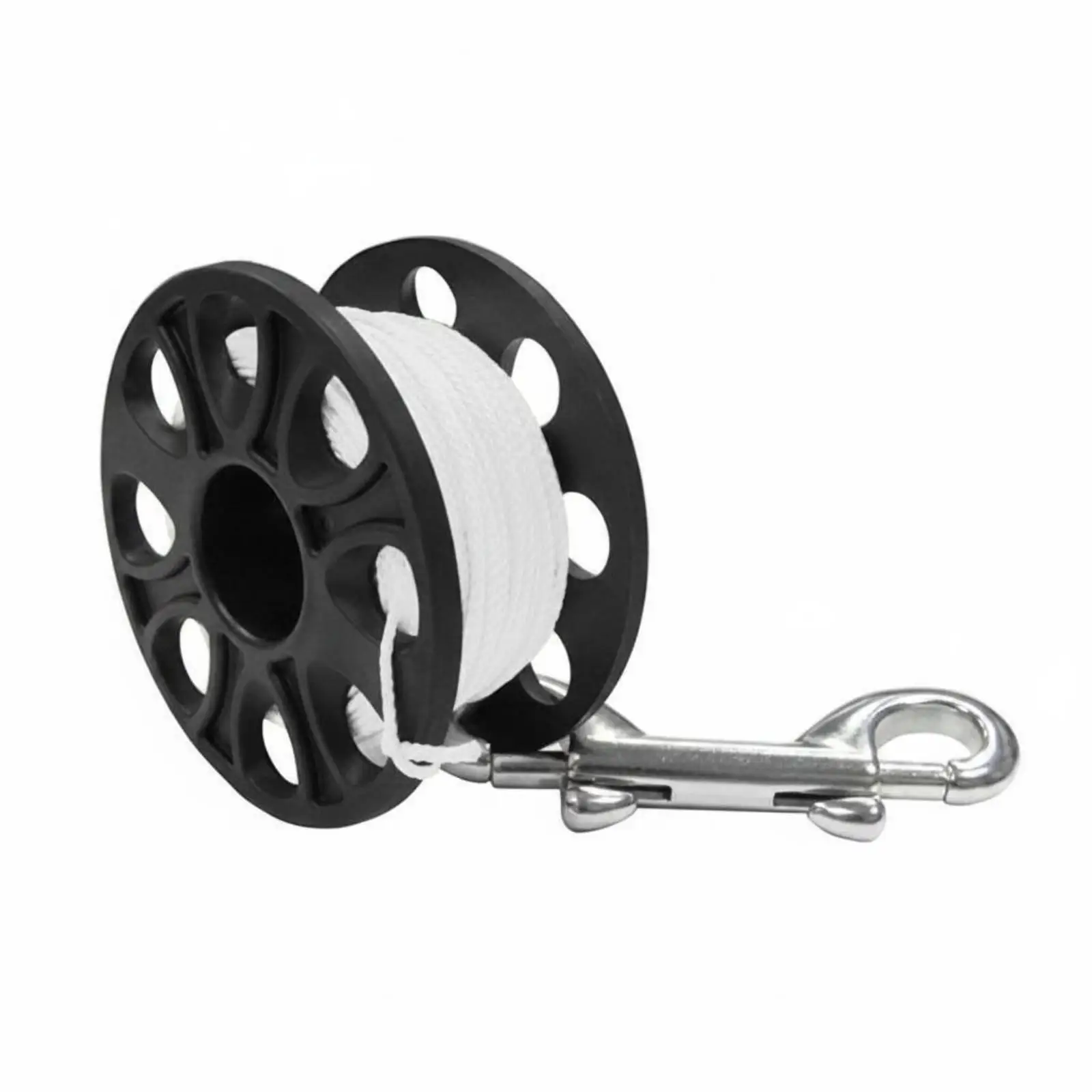 SMB Line Spool Stainless Steel Hook Scuba Finger Spool Compact Design Guideline Reel for Technical Divers