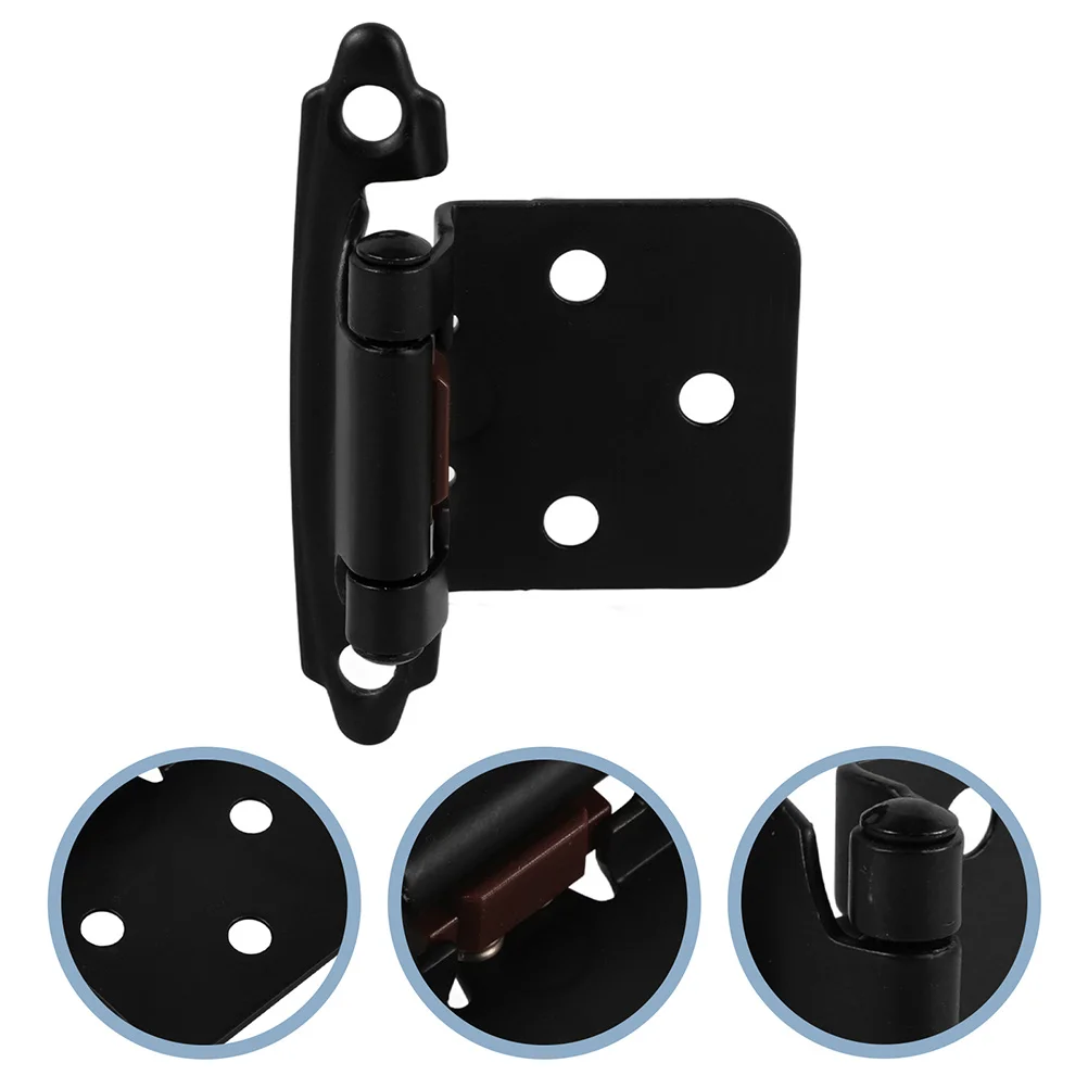 

1Set Rv Cabinet Hinges Self-Closing Spring Semi-Concealed Heavy Duty for Camper Doors and Various Scenarios Flat Door Hinge