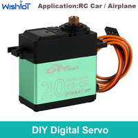 TD-8820MG 20kg.cm Digital Servo 4.8-8.4V Motor Metal Gear High Torque 90/180/270/360 Degree RC Servo for Robot Car Aircraft DIY