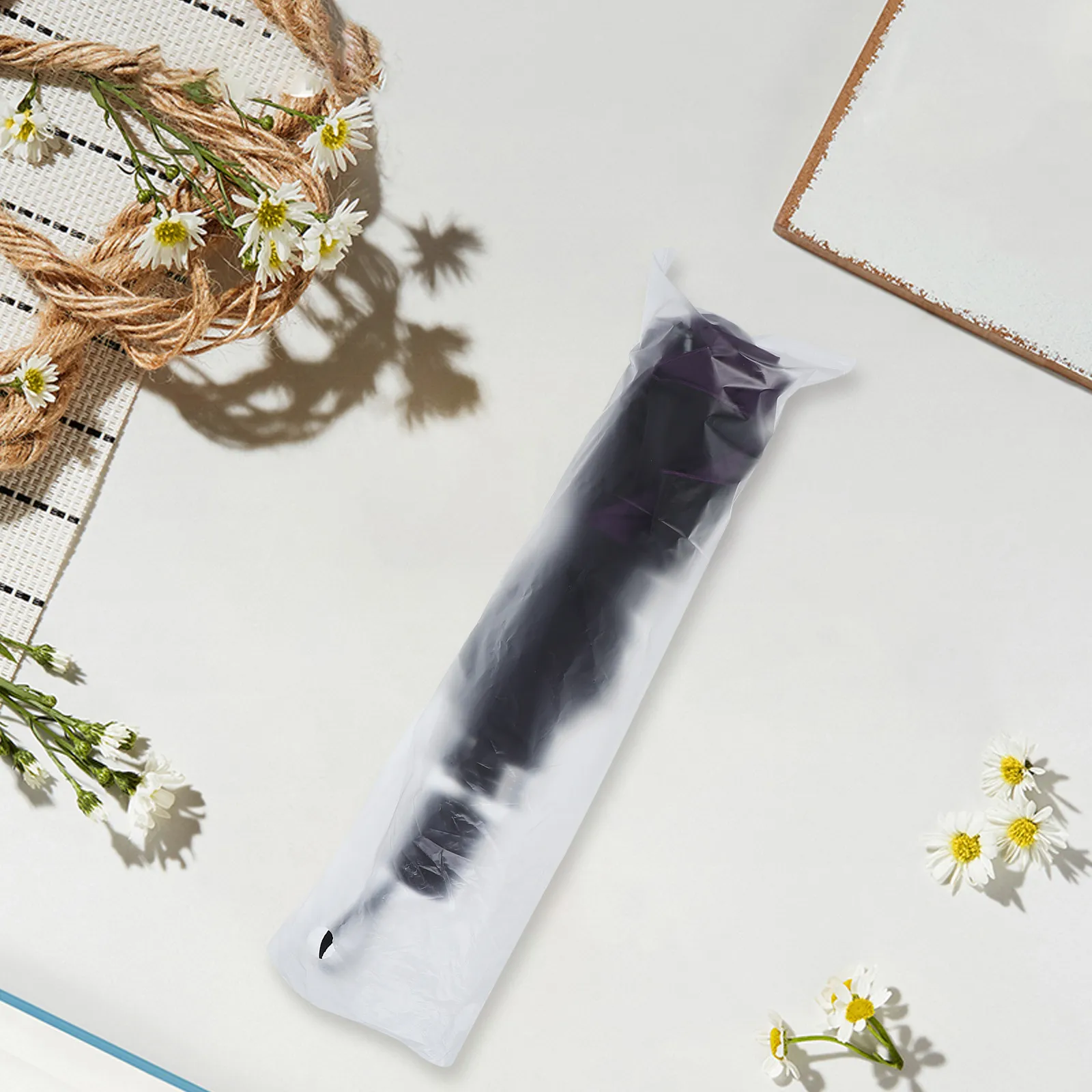 100Pcs Clear Disposable Umbrella Rain Bags Automatic Bag Dispenser for Hotels Restaurants Offices Transparent Folding Umbrella - view 6