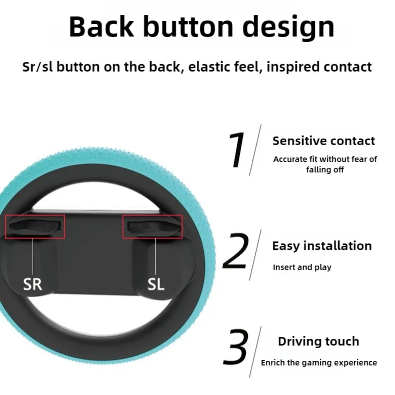 أذرع التحكم في ألعاب الفيديو 2 قطعة عجلة القيادة للتبديل 2 Joy Con تحكم Joycon عجلة السباق قبضة اليد لماريو كارت وورلد 8 ديلوكس