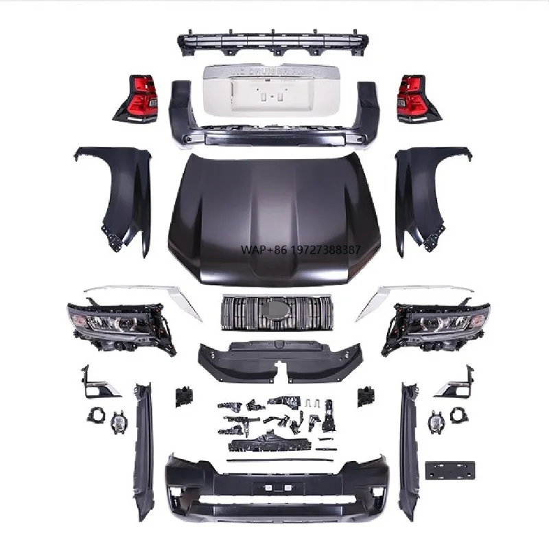 

2018 High Quality Upgrade Facelift LC150 Body Kit for 2010-2017 Upgrade 2018 Model