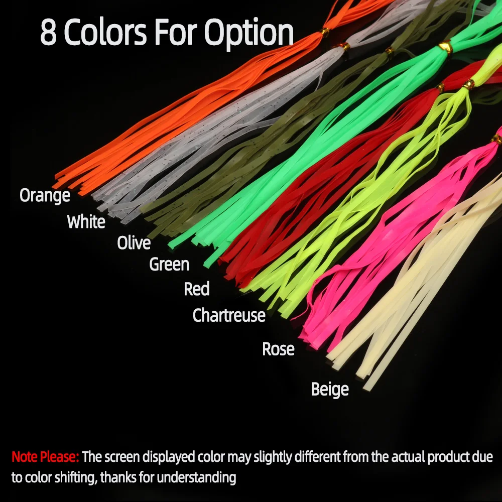 Bimoo 10pcs 3mm Wide Realistic Nymph Skin Elastic Scud Back/Nymph Stretch Sink Fly Tying Bait Body Materials Multi-Color