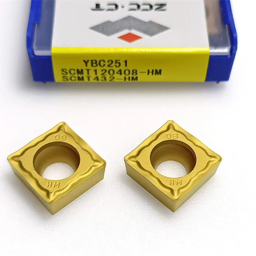 

SCMT120408-HM YBC251/SCMT120408-HM YBC252/SCMT120408-HM YBC351 YBC152/SCMT120408-HM YBM251 ZCC.CT CNC carbide turning inserts