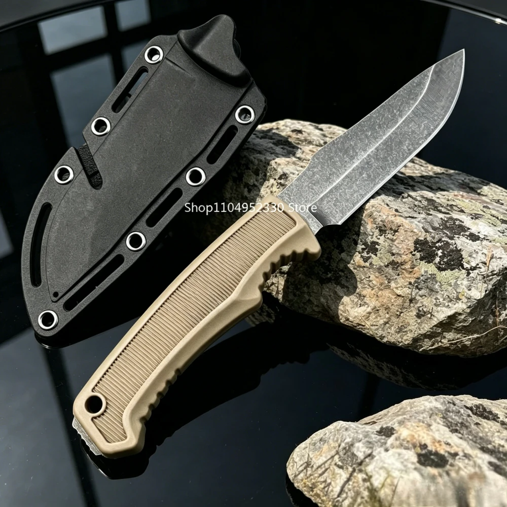 FK1001 7Cr13Mov Outdoor-Messer mit fester Klinge, robuste Scheide, für Bergsteigen, Wandern, Camping, tragbare Messer für den täglichen Gebrauch, Allzweck-Obstmesser – Detail 5