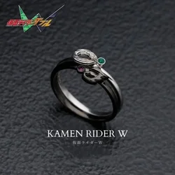 Kamen Rider W Rings Man Masked Rider Adjustable Ring Woman Anime Accesorios Fashion Metal Kawaii Jewelry Cosplay Friend Gift