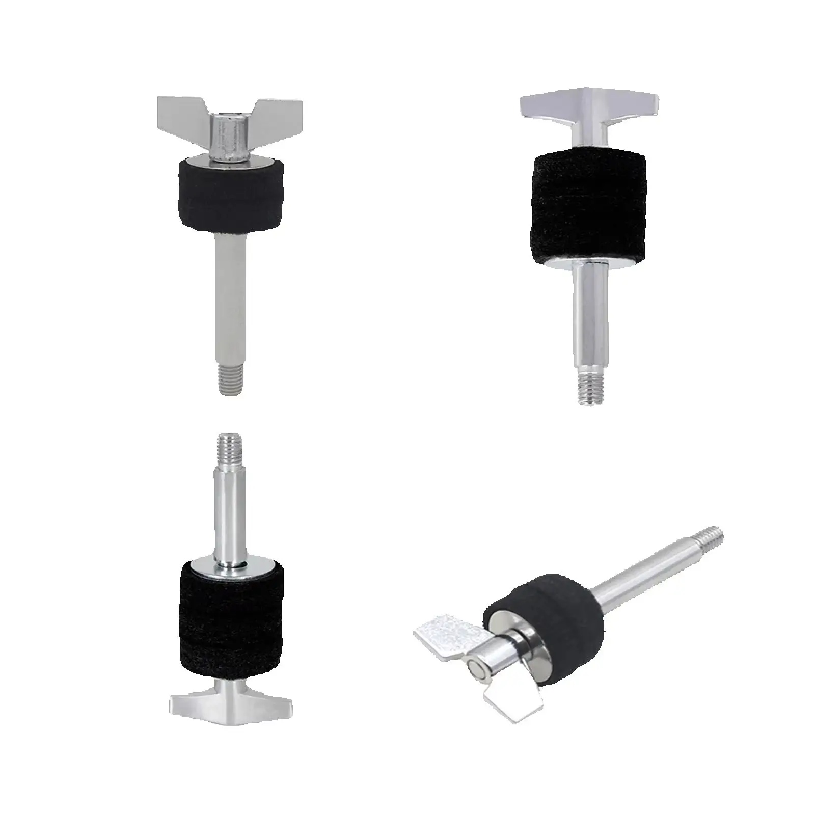 Cymbal Stacker Iron Plating Drum Hanging Screw Metal With Felt Washers Professional Percussion Instrument Accessories