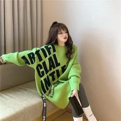 Fall Ladies Pullovers Hot Sale Winter Japanese Style Clothes 2025 Youthful On Promotion Attractive Basic Women's Knit Sweater