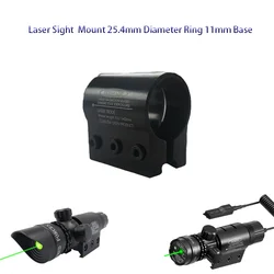 Flashlight Scope Laser Sight Clamp Mount Diameter 25.4mm 1Inch With 11mm Base For Outdoor Hunting Trip