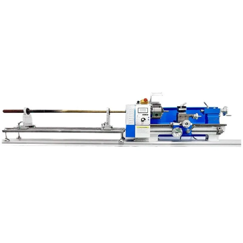 Billiard Cue Repair Lathe 210-400mm Stroke, High Precision Tip/Ferrule Replacement & Shaft Straightening Machine
