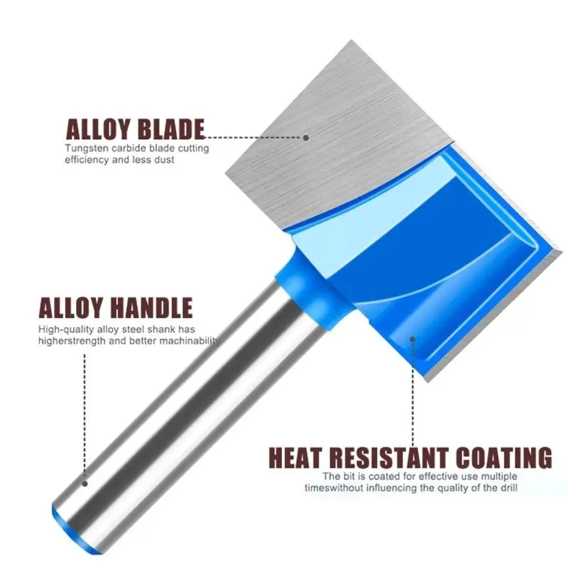 4PCS Wolframkarbide Reinigung Bottom Bit Set Mit Austauschbare Klinge Für Holzbearbeitung Und Gravur D2RD – Detail 7
