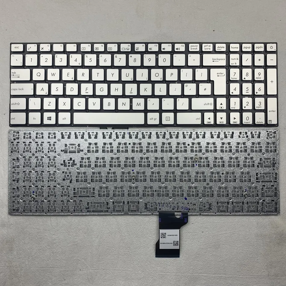 

UK Laptop Keyboard For ASUS UX52 UX52A UX52V UX52VS N501 UX501 Backlit Key(no Backlit paper) UK Layout