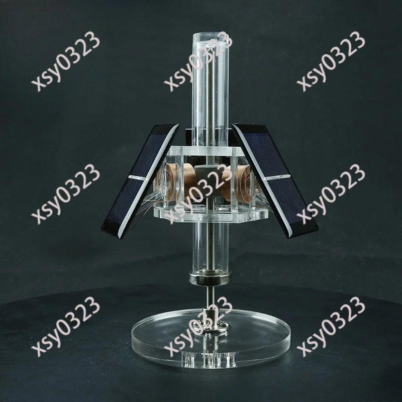 

3-Side Vertical Magnetic Levitation Solar Motor DIY Kit Creative Gift for Men