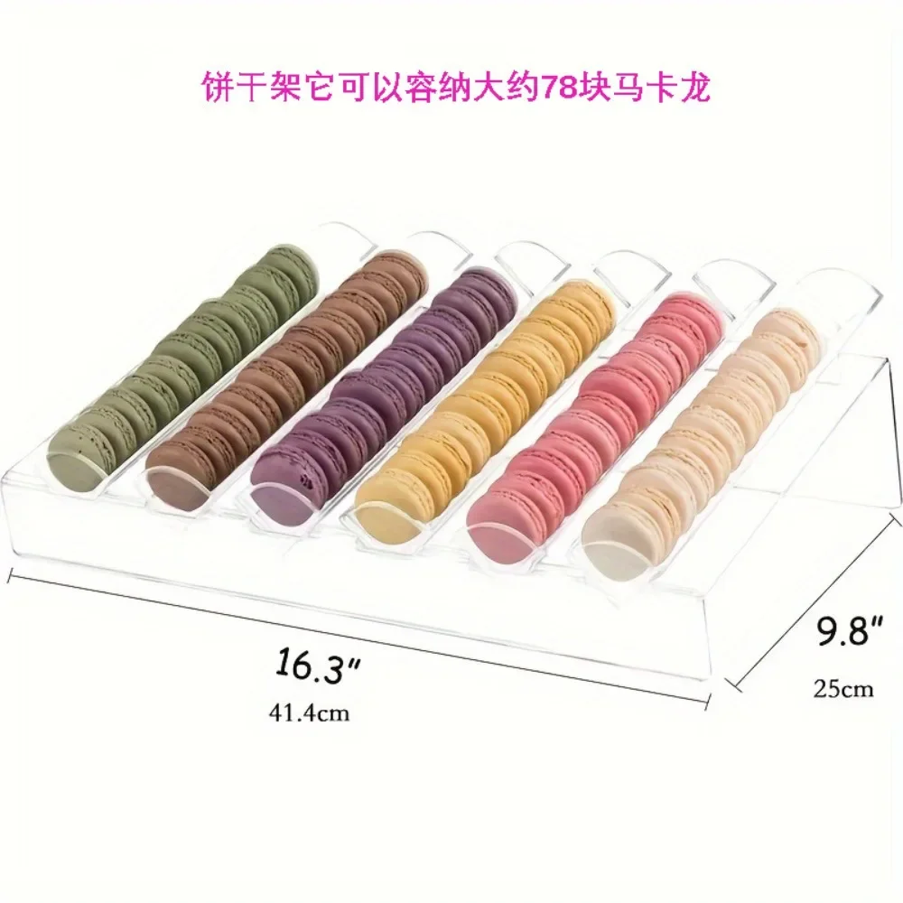 Minimalist Transparent Acrylic Dessert Display Stand Donut Biscuit Macaron Storage Tray Cake Pastry Rack