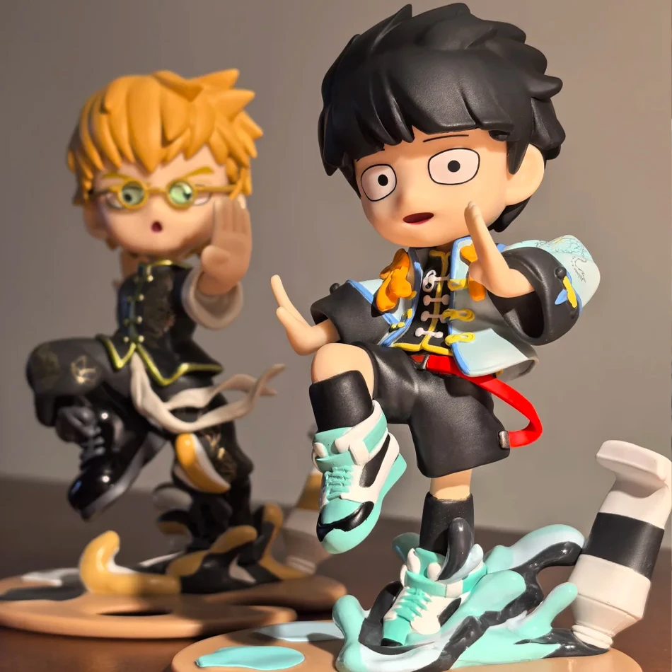 โมบไซโค 100 ฟิกเกอร์อนิเมะ GK รีเก็น อาราตะกะ รุ่น Q น่ารัก นั่งบนฝ่ามือ ซีรีส์โมเดลตุ๊กตา ของตกแต่งโต๊ะทำงาน ของสะสม ของขวัญ