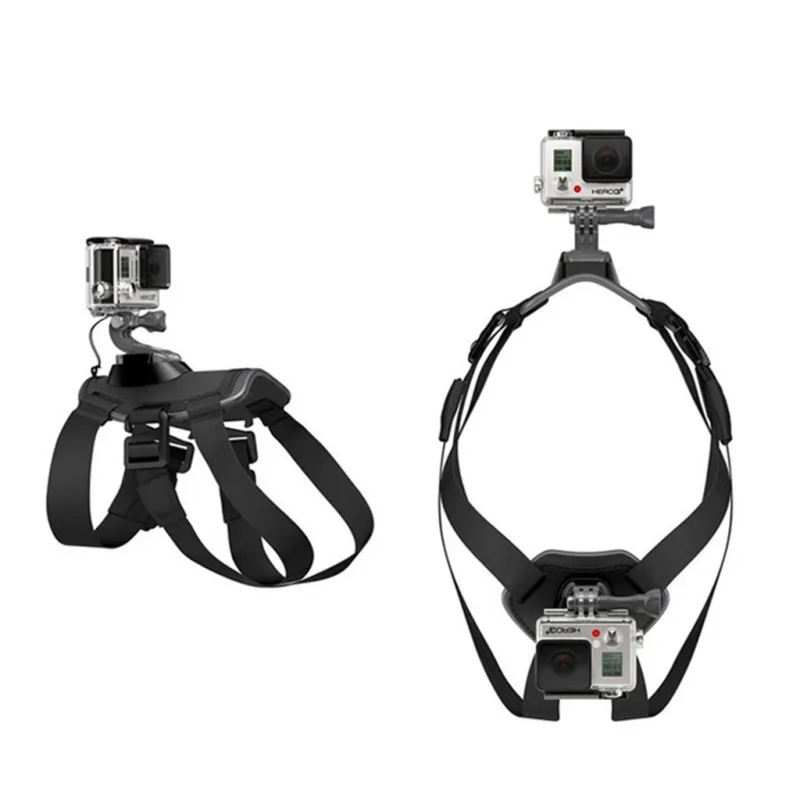 Fhx-qc2 nadaje się do kamera akcji GOPRO DJI pas psa psa szelki psa pas piersiowy klatki piersiowej i pleców podwójnego zastosowania