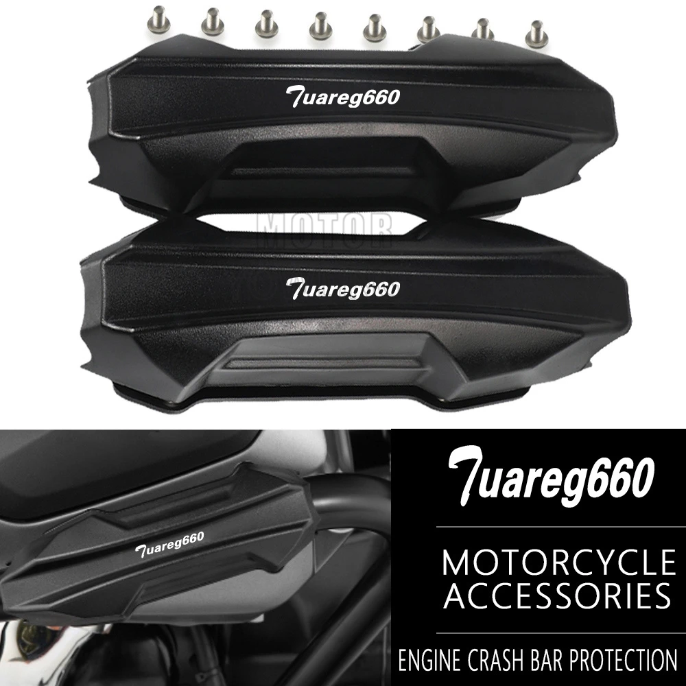 

Motorcycle Accessories Bumper Engine Guard Crash bar 25MM Protection Block Parts For Aprilia Tuareg660 Tuareg 660 2021 2022 2023