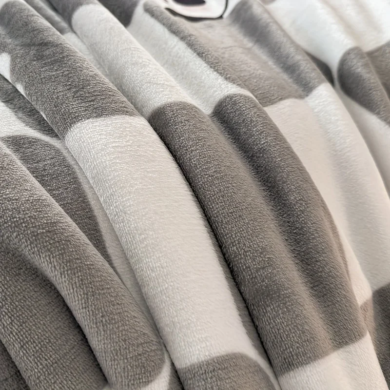 1pc Abstract Panda Printed Blanket, Maternal and Child Standard, Baby Room Game Blanket, Essential for Parent Child Families