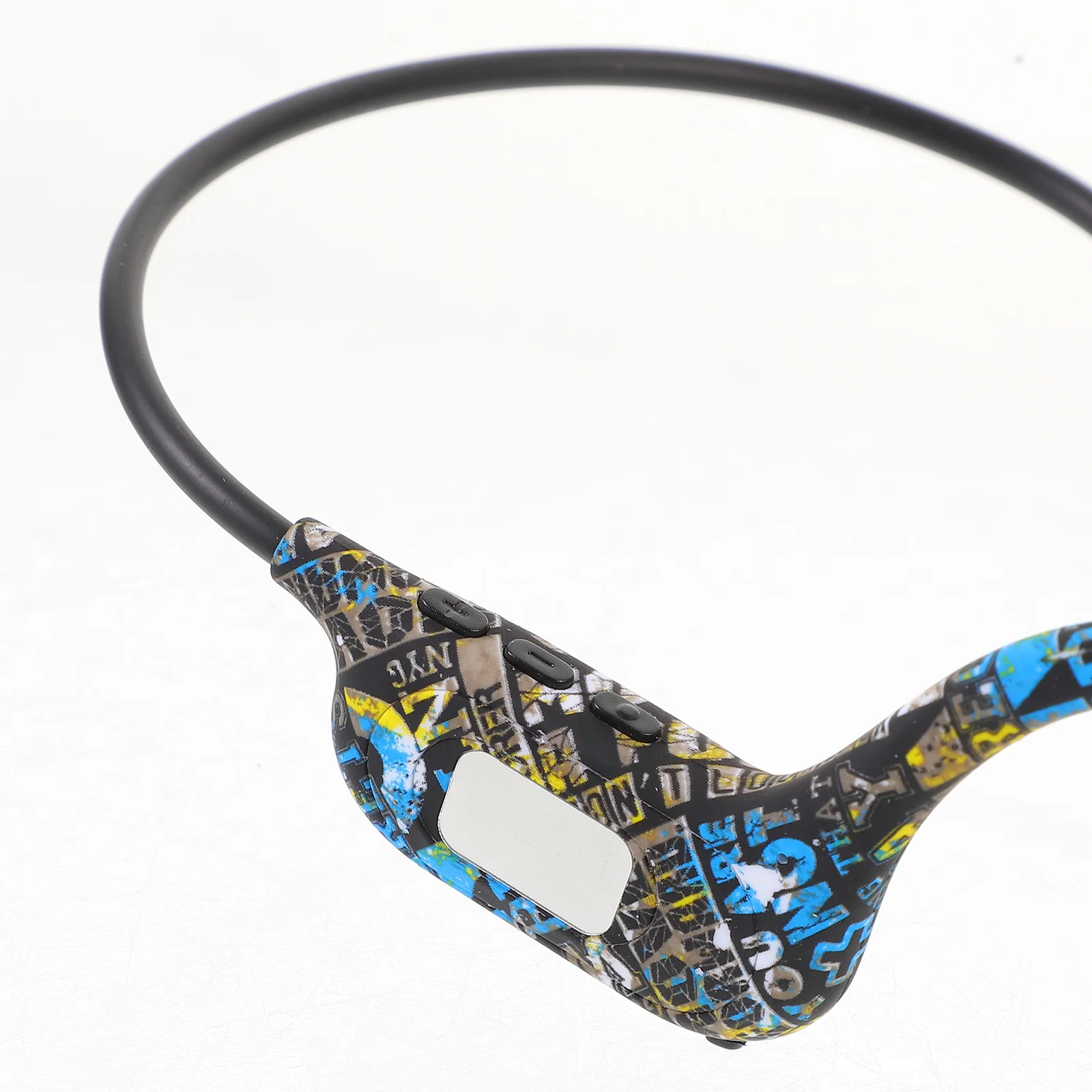 

Wireless Bone Conduction Headphone Digital Display Screen Immersive Hd Sound Sport Headset Secure Fit Athletes Fitness