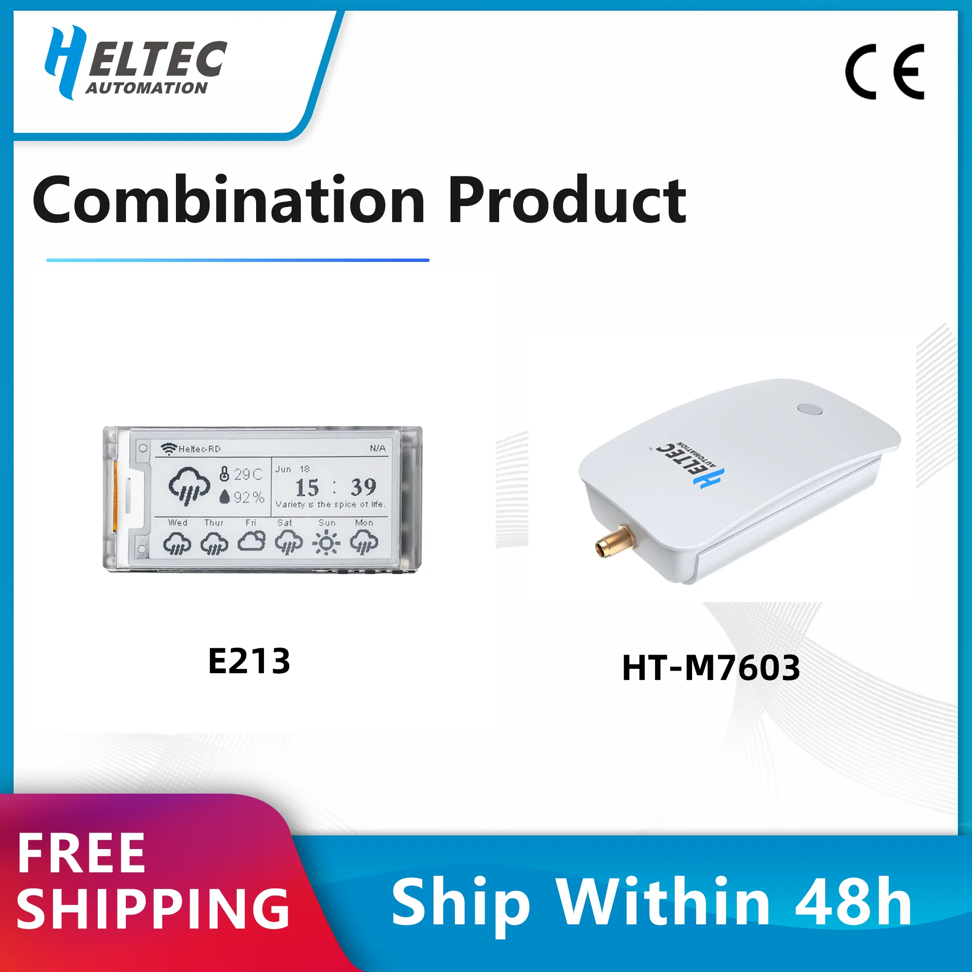 

Металластичный Bluetooth Heltec Wi-Fi Vision Master E213 E-Ink LoRa с внутренним стандартным настенным шлюзом HT-M7603 LoRa