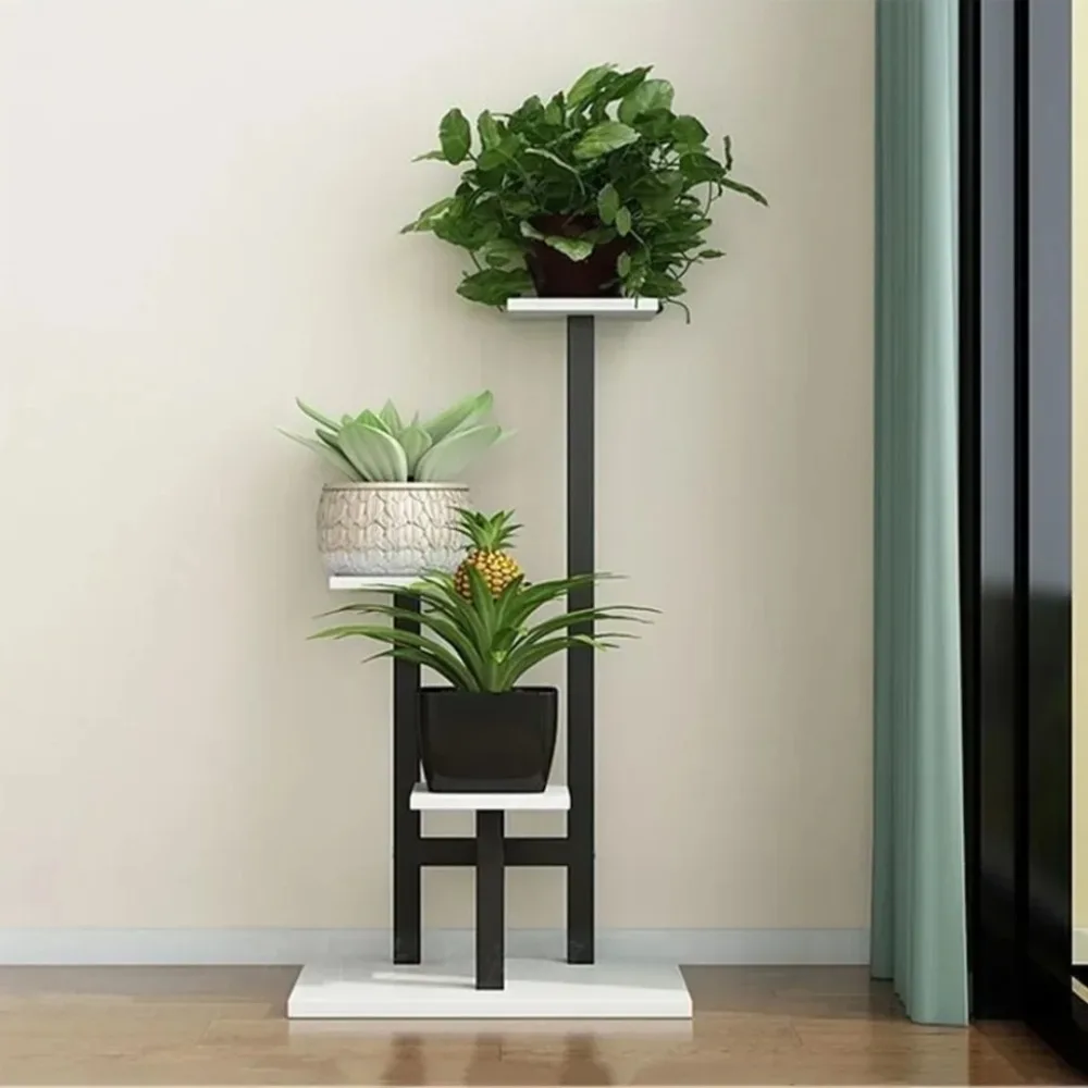 Plant Stand Household Balcony Plant Shelves Modern Simplicity Flower Holder Multi-storey Durable and Sturdy Indoor Flower Stand