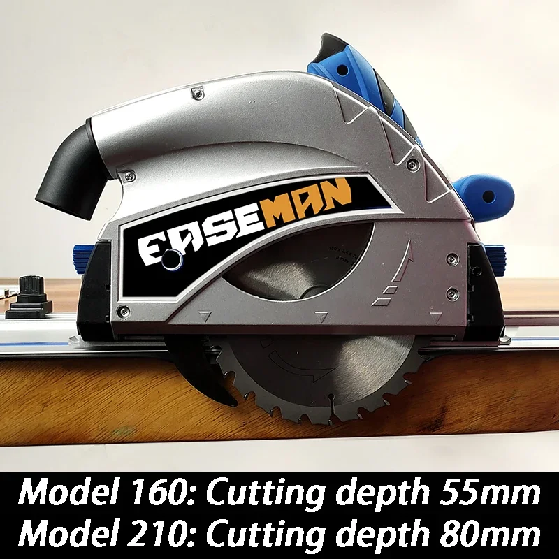 EASEMAN Heavy Duty Track Saw Set Woodworking Guide Rail Electric Circular Saw Straight Handheld Cutting Dust-free Saws