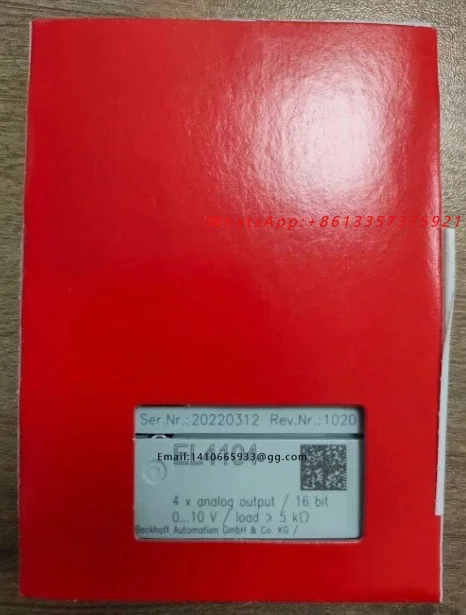 Brand new EL4104 | 4-channel Analog Output Terminal 0...10 V, 16 Bit Fast delivery