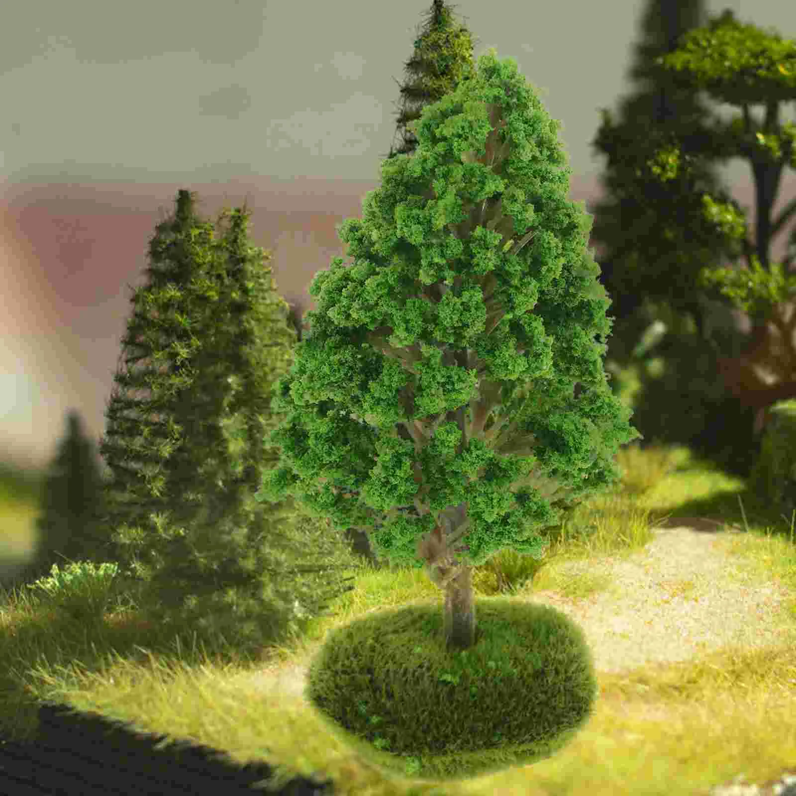 Boom Model Trein Bomen Diorama Landschap DIY Simulatie Miniatuur Ornamenten Speelgoed voor