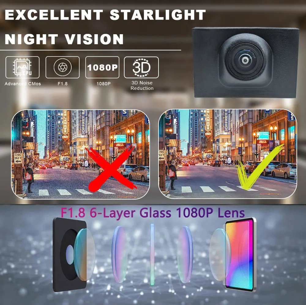 

170 ° Автомобильная передняя камера с объективом «рыбий глаз» AHD 1080P для Audi Q3 RSQ3 8U 2011 2012 2013 2014 2015 с логотипом автомобиля, камера переднего вида