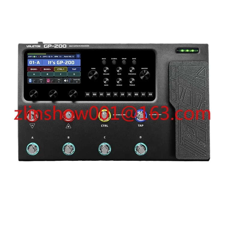 Professional Performance Recording IR Multi Effects Device Gp200 for Electric Wooden Guitar