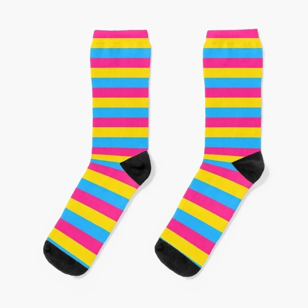 

Pansexual Flag Socks colored basketball Socks Ladies Men's