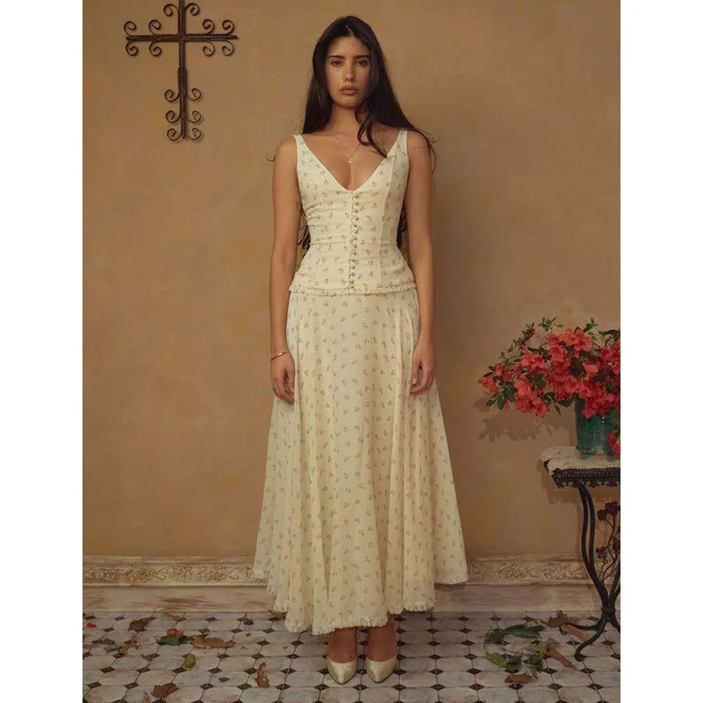 Pastrol イブニングドレス V ネックノースリーブ高品質 A ライン足首丈宴会セレブウエディングパーティー女性のガウンシンプル