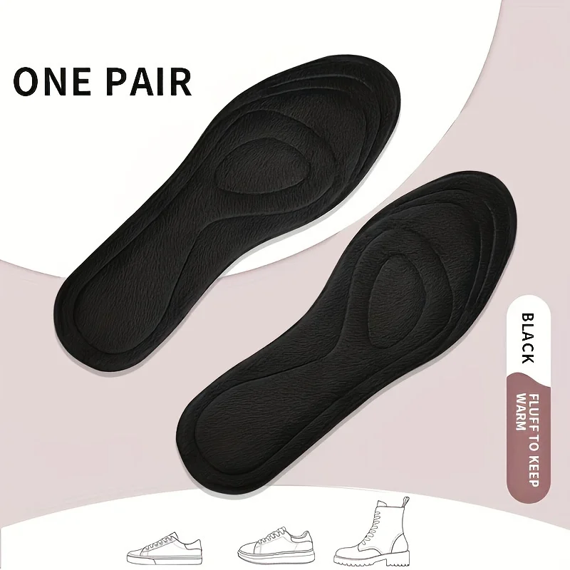 Thermal Self Heated Insoles Winter Warm Unisex Cold-Proof Soft Bottom Comfortable Sweat-Absorbing Winter Deodorant Cotton Insole