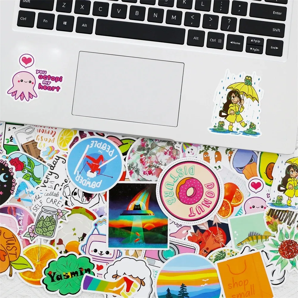 50PCS Cartoon Kawaii Cute Adorable Pet Sticker Kids Toy Graffiti DIY Skateboard Laptop Luggage Ipad PVC Sticker