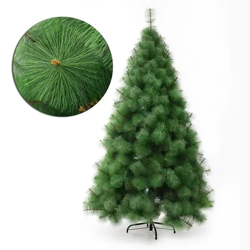 PE Christmas Tree Artificial Pine Needles Christmas Tree Home Decoration Christmas Atmosphere Decoration 90Cm-180Cm Hot