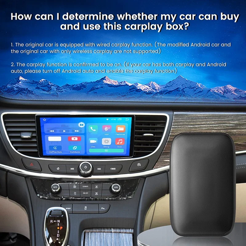 Carplay Ai Box Wireless Carplay Android Auto Mini TV Box Wireless Carplay Enclosed Box