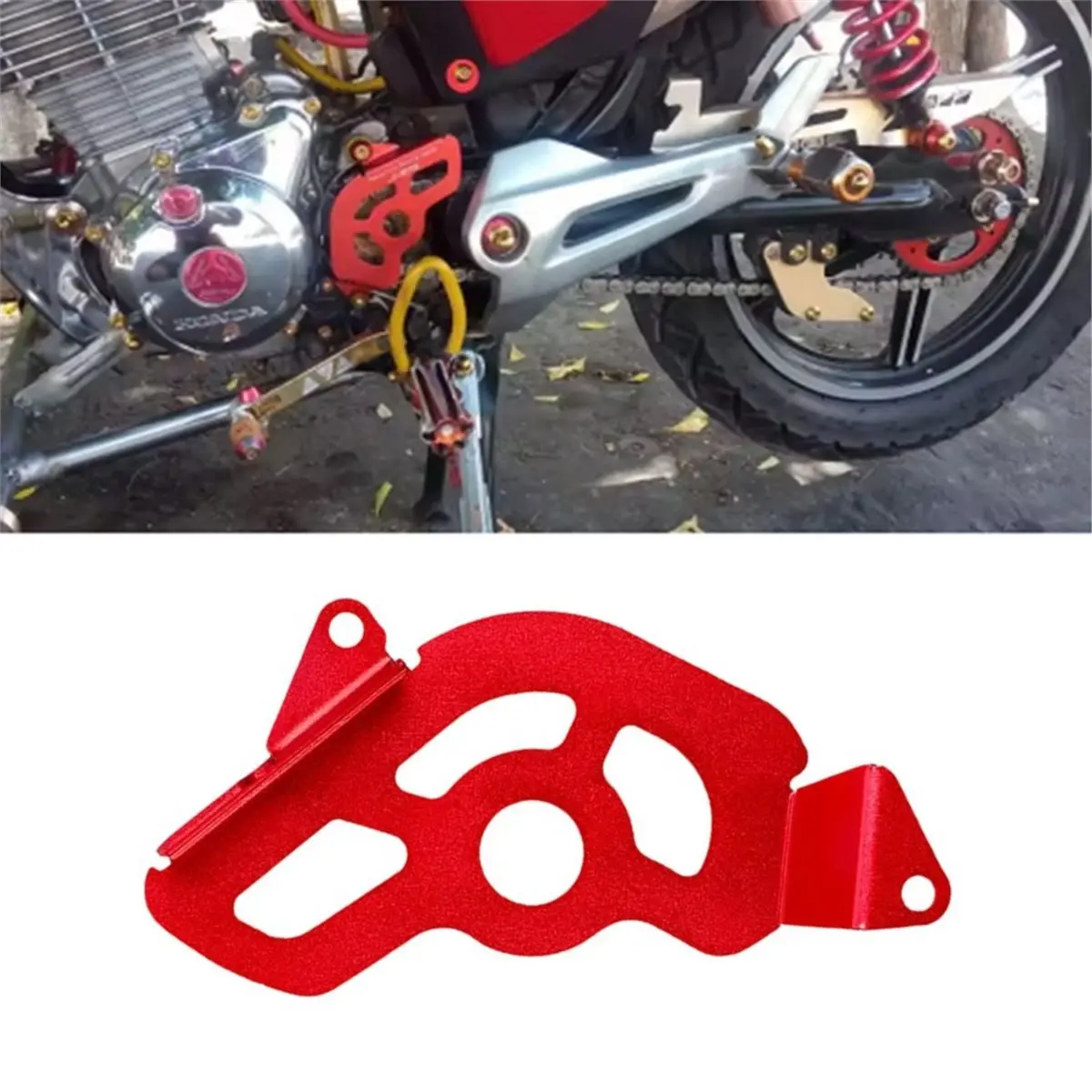 Compatible Sprocket Cover Chain Protector Accessories Motorcycle Front Drive Sprocket Guard Cover for XR 400R 1996-2004