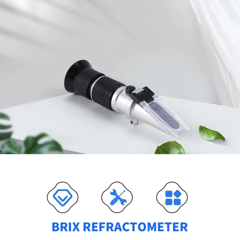 REFRACTOMETER - Refractometer 0-90% Brix, Sugar Level