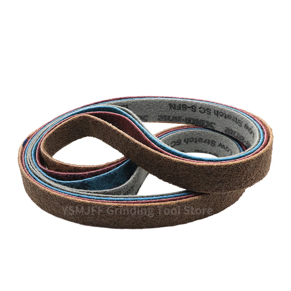 1PC 2100x50 มม.ไม่ทอไนลอนผ้าขัดเข็มขัด 150-600 กรวดพื้นผิวเครื่องปรับอากาศสําหรับสแตนเลสโลหะ