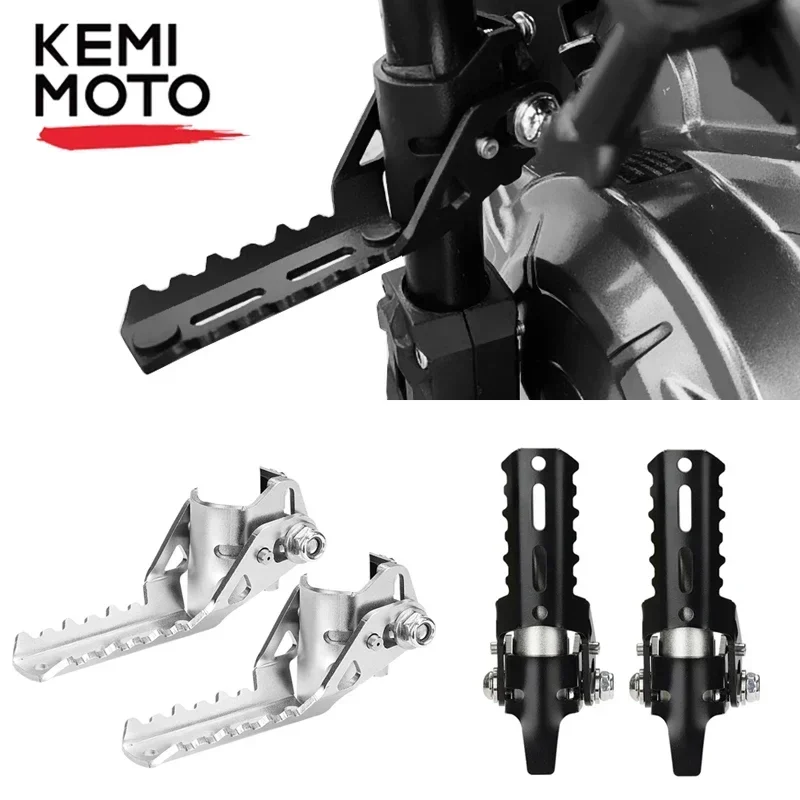 BMW用オートバイフロントフットクランプ,折りたたみ式フットレストクランプ,22〜25mm,r 1200 gs,アドベンチャーlc,hp,gsa,フットレストアクセサリー
