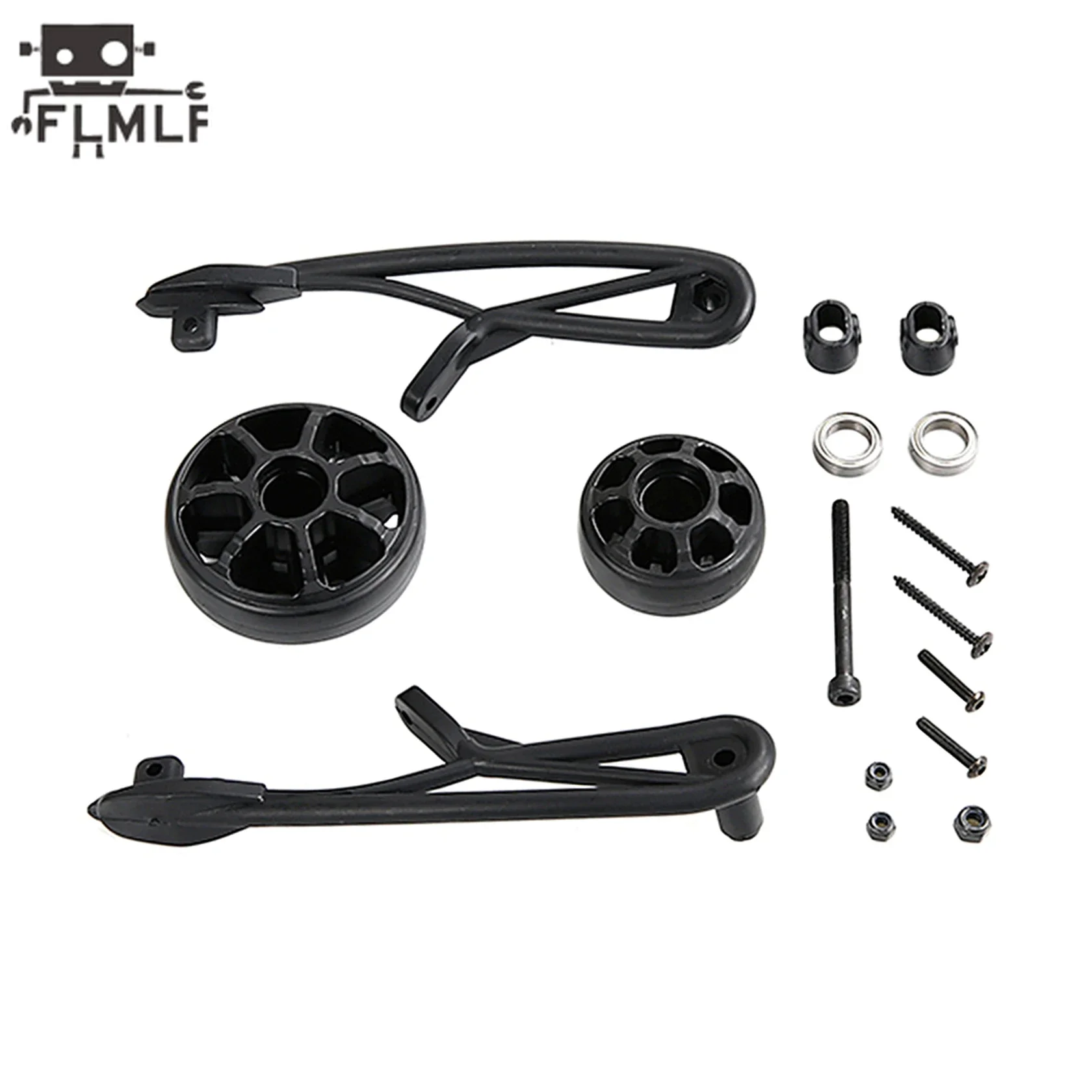 Rear Tail Wheel Kit Fit for 1/8 Rc Car HPI Racing Savage XL FLUX Rovan Rofun TORLAND Monster Brushless Truck Parts