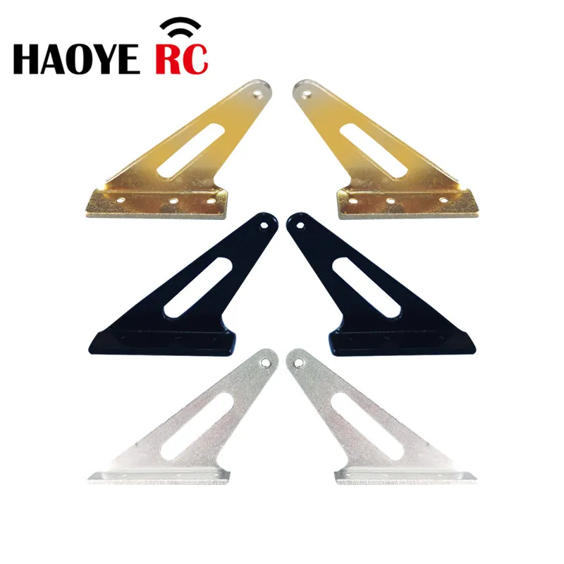 Haoye 10 Pairs Mental Alu/ Stainless steel Control Horns Arms Without Screws For RC Airplanes Parts Electric Planes Foam Model