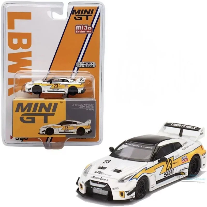 MINI GT 1:64 Model Car LB-Silhouette WORKS GT 35GT-RR Ver.2 Alloy Vehicle Die Cast Model Toy Car & Collection Gift & Display