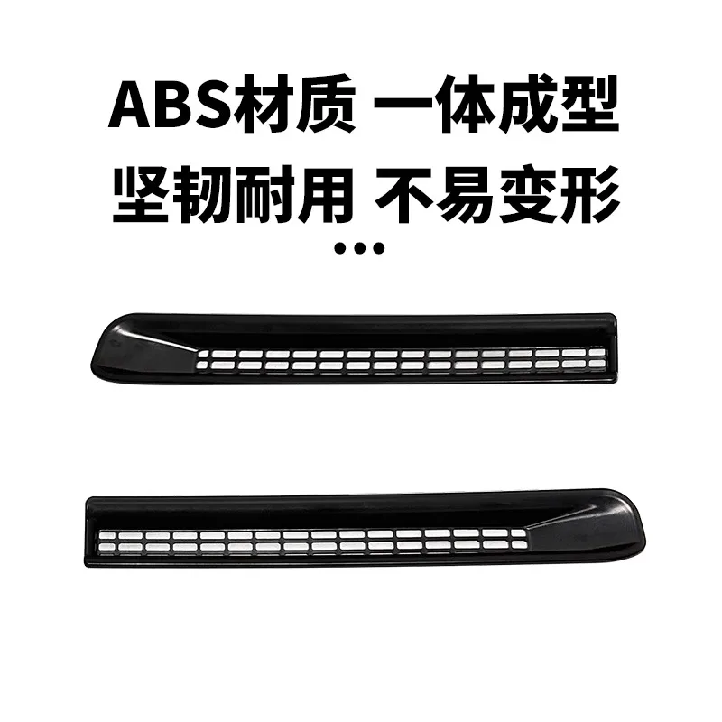 لـ 2024-2025 Toyota Camry (9th Gen) أغطية فتحات تهوية التيار المتردد للوحة القيادة ولوحة حماية الزجاج الأمامي ABS - مجموعة الكسوة الداخلية المضادة للغبار #5