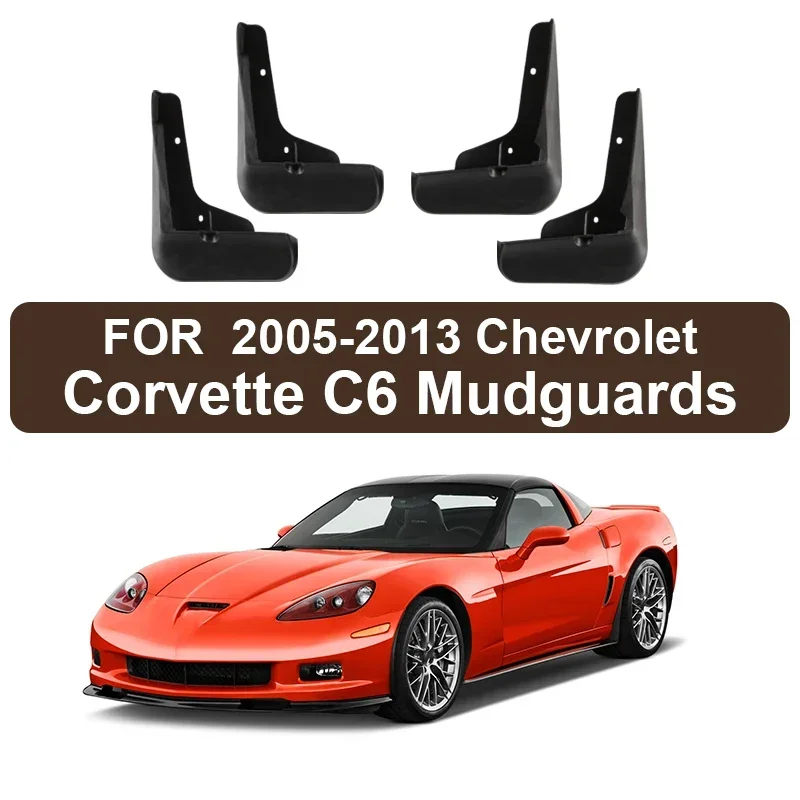 

For T Chevrolet Camaro Corvette 2005-2024 Fender Mudguard Mud Flaps Guard Splash Front Rear Flap Mudguards Car Accessories